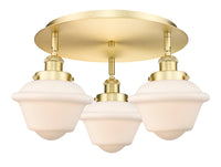 Ballston Semi-Flush Mount Satin Nickel