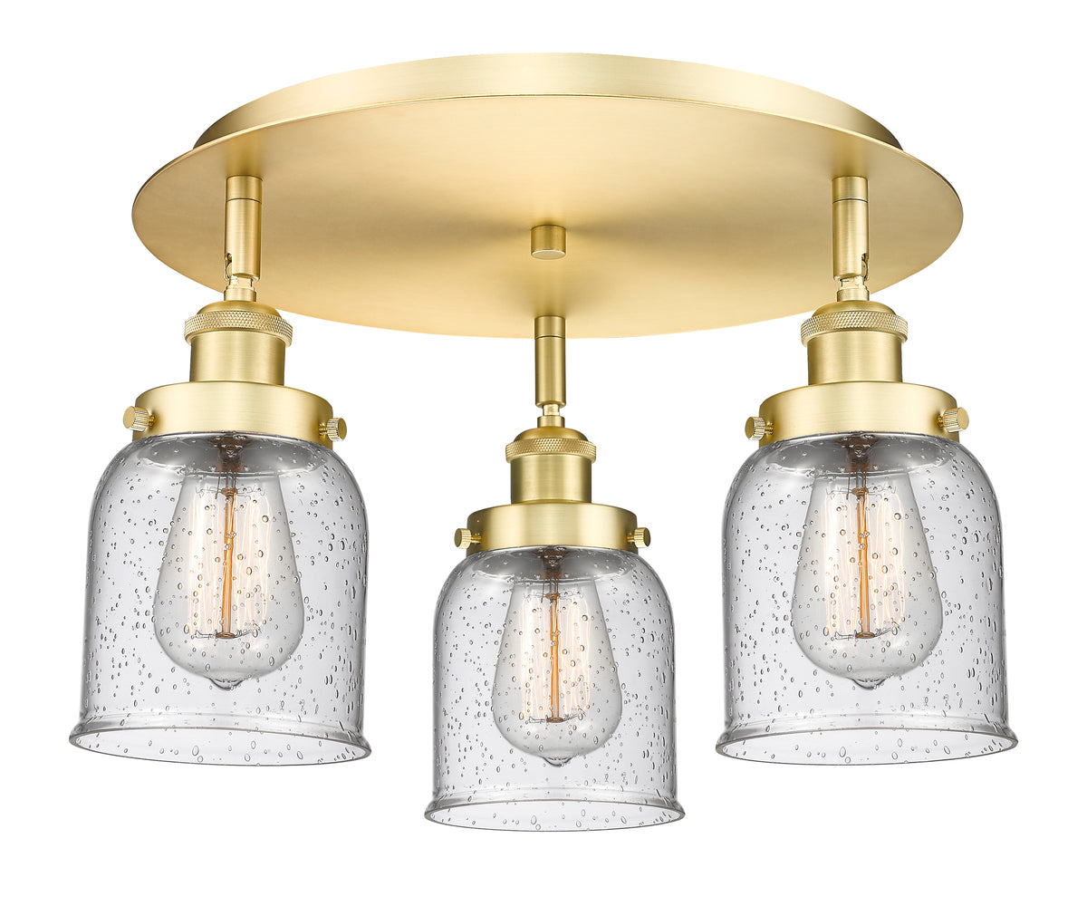 Cone 17-Inch 3-Light Semi-Flush Mount