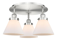 Ballston Semi-Flush Mount Satin Nickel