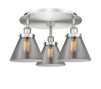 Ballston Semi-Flush Mount Satin Nickel