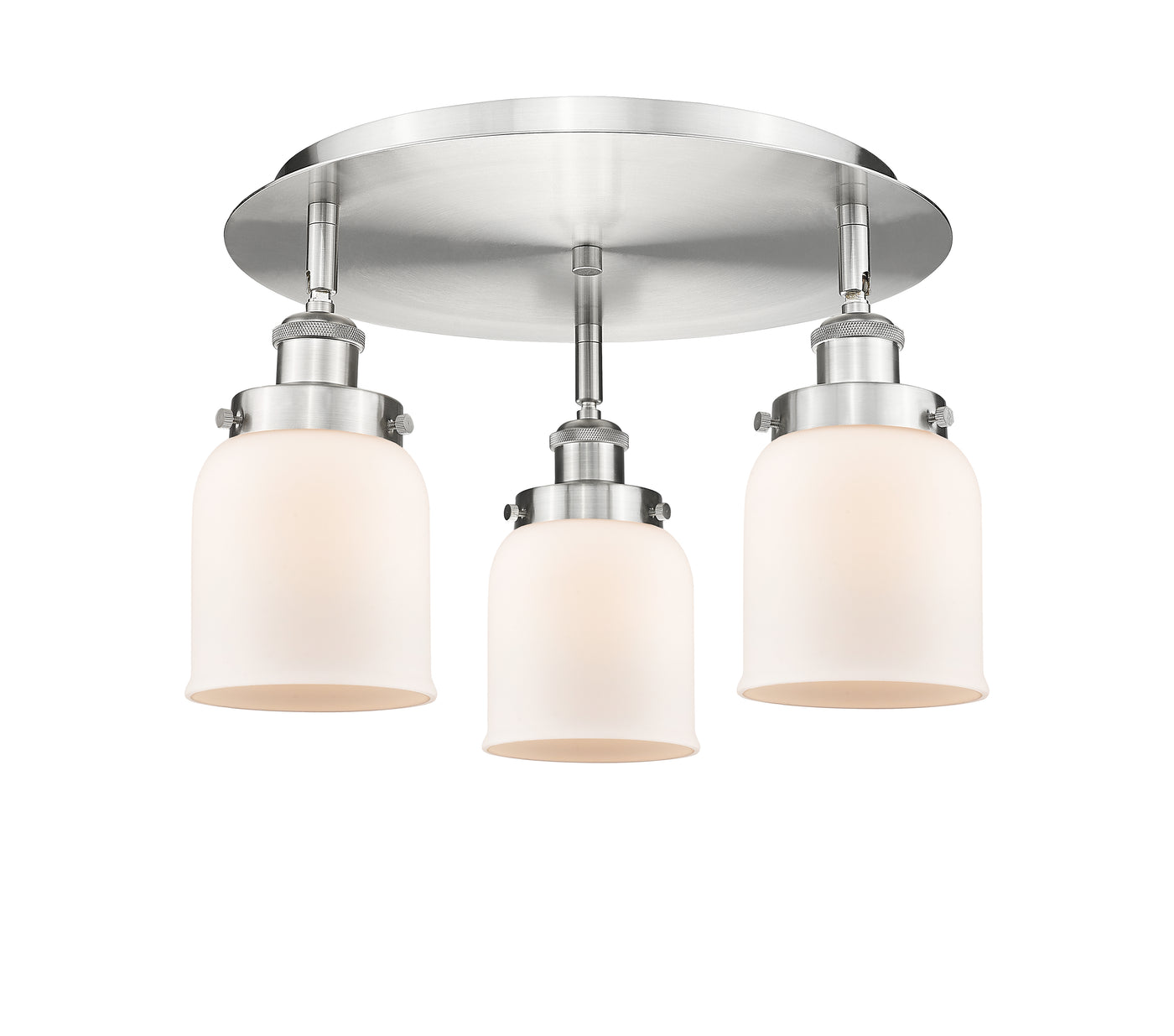 Ballston Semi-Flush Mount Satin Nickel