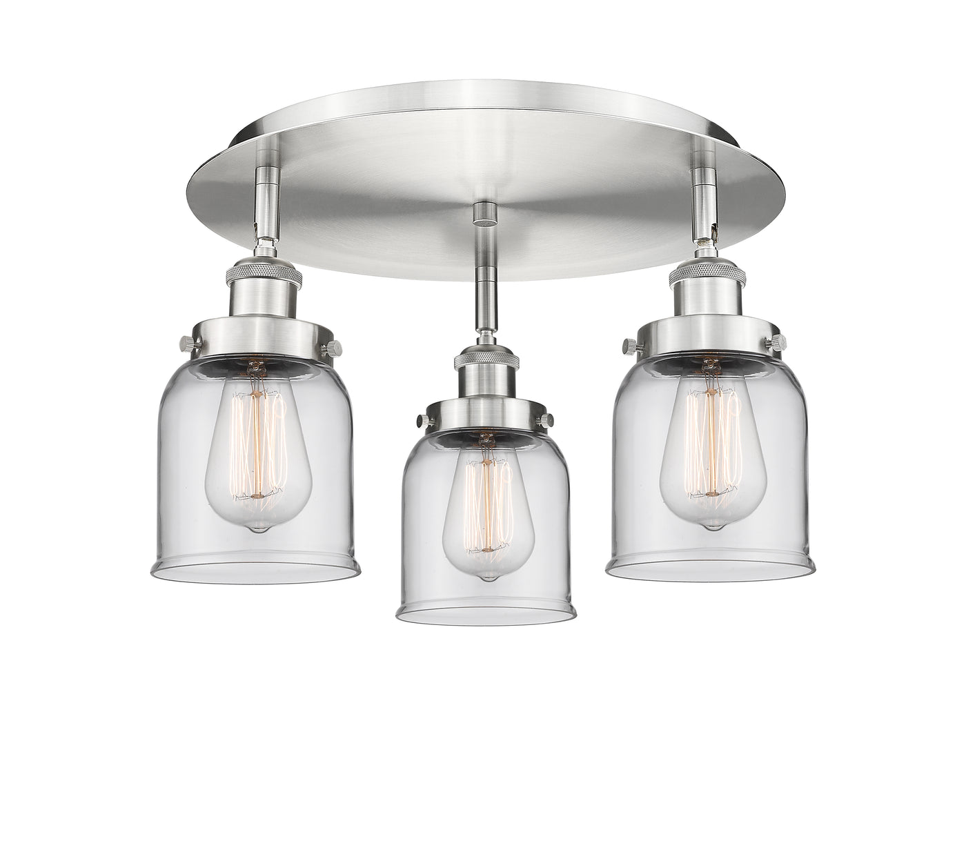 Ballston Semi-Flush Mount Satin Nickel