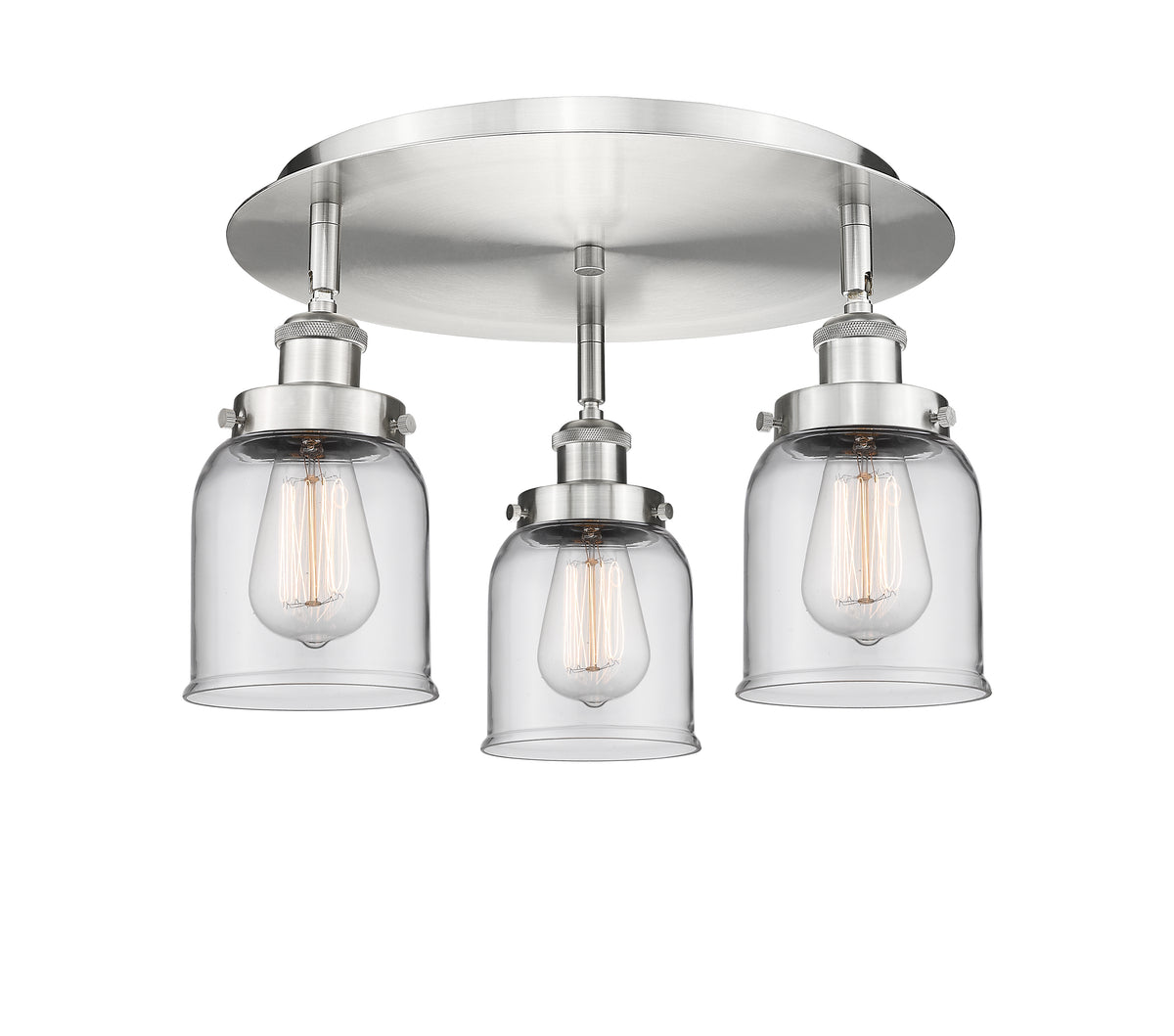 Cone 17-Inch 3-Light Semi-Flush Mount