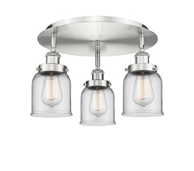 Cone 17-Inch 3-Light Semi-Flush Mount