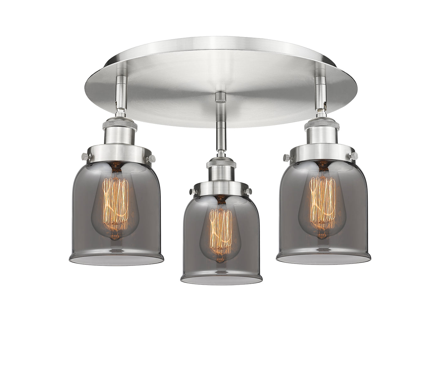 Ballston Semi-Flush Mount Satin Nickel