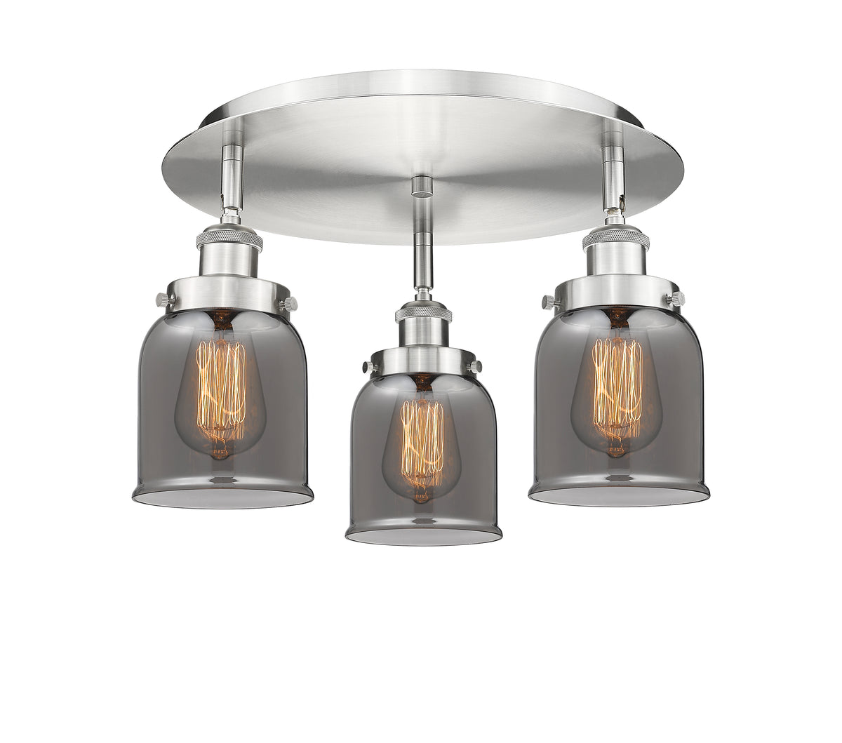 Cone 17-Inch 3-Light Semi-Flush Mount