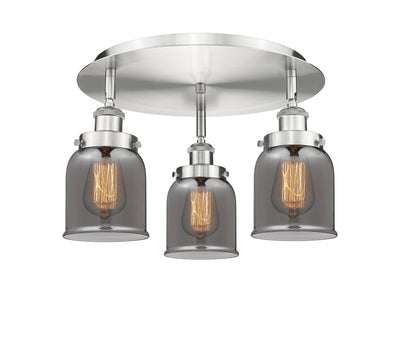 Cone 17-Inch 3-Light Semi-Flush Mount