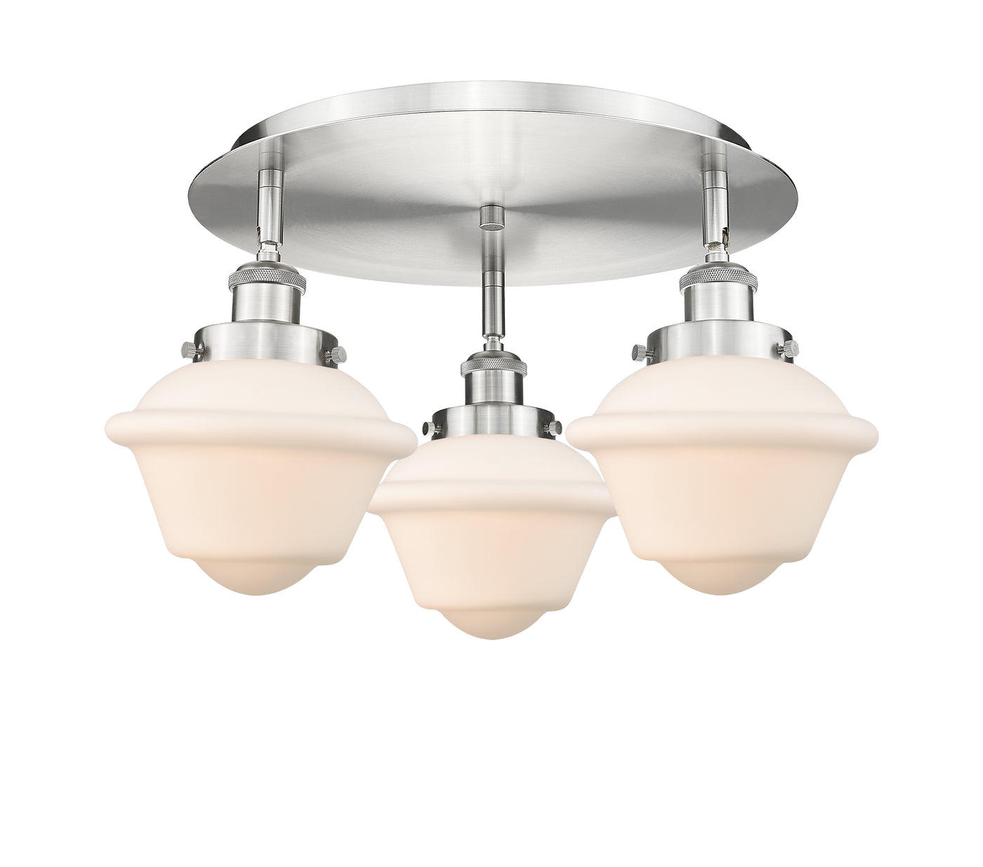 Ballston Semi-Flush Mount Satin Nickel
