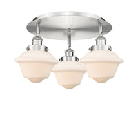 Ballston Semi-Flush Mount Satin Nickel
