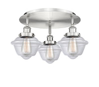 Ballston Semi-Flush Mount Satin Nickel