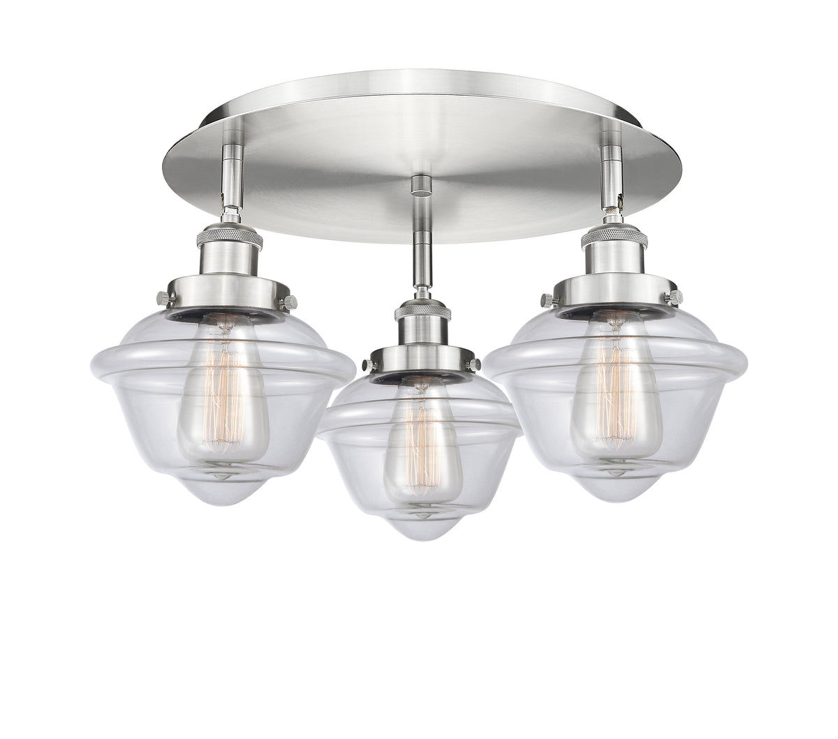 Oxford 19-Inch 3-Light Semi-Flush Mount