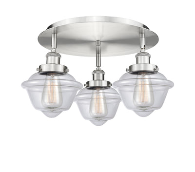 Oxford 19-Inch 3-Light Semi-Flush Mount
