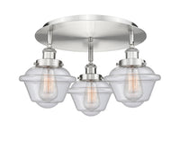 Ballston Semi-Flush Mount Satin Nickel