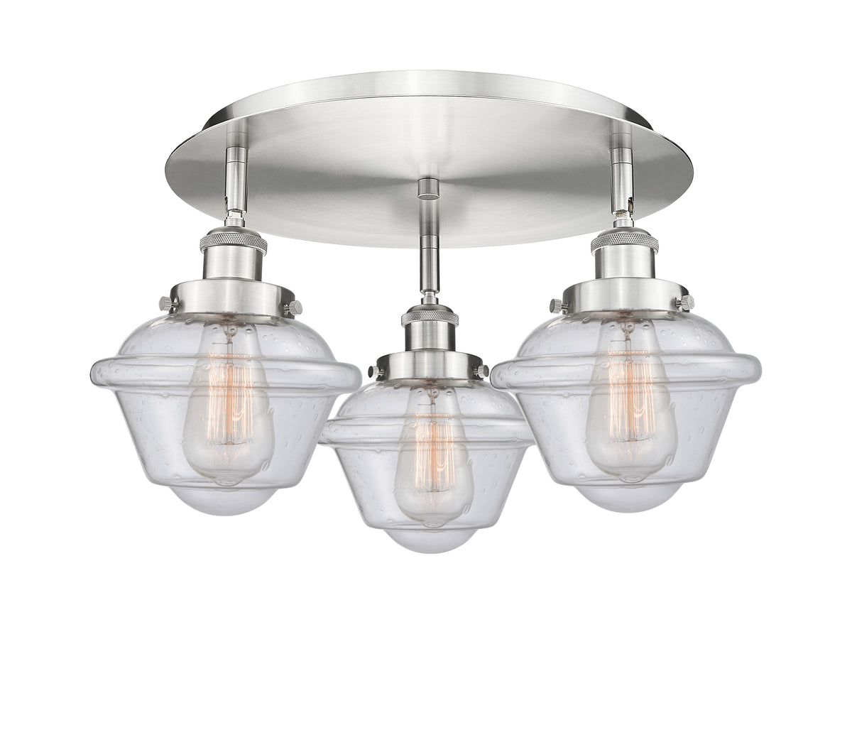 Oxford 19-Inch 3-Light Semi-Flush Mount