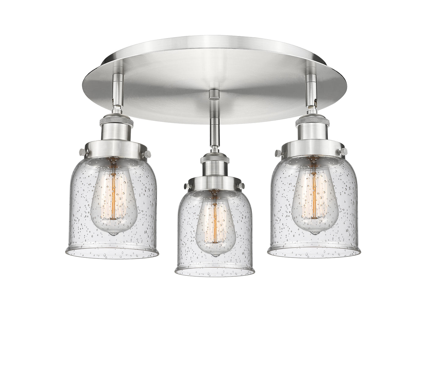 Ballston Semi-Flush Mount Satin Nickel