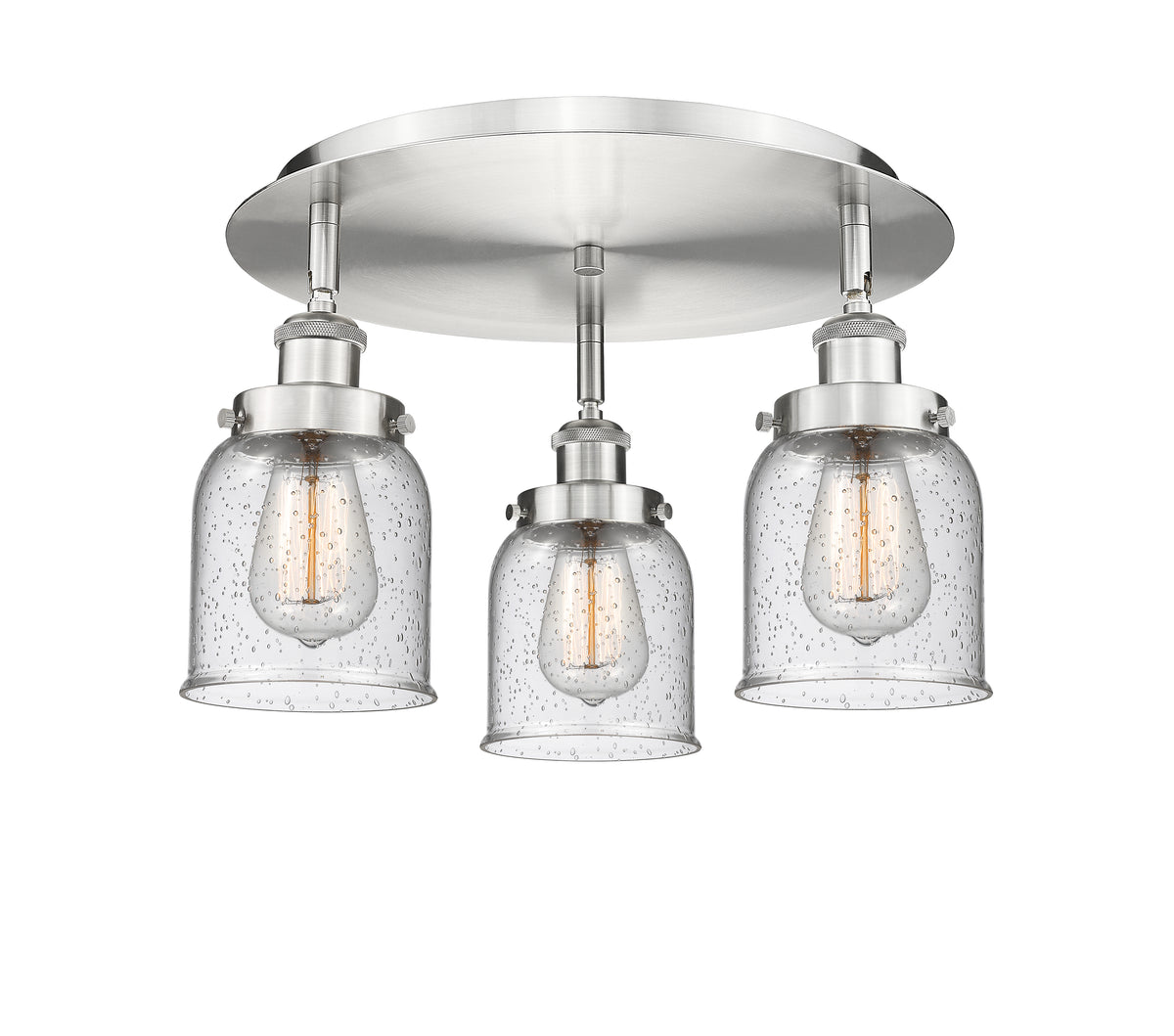 Cone 17-Inch 3-Light Semi-Flush Mount