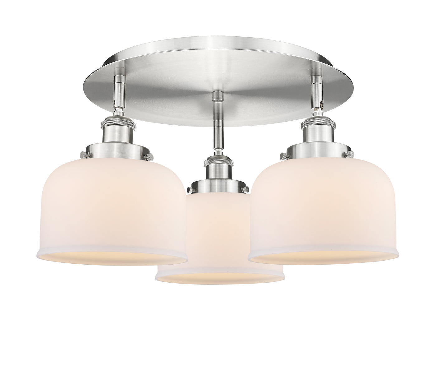 Ballston Semi-Flush Mount Satin Nickel