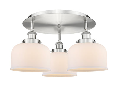 Ballston Semi-Flush Mount Satin Nickel