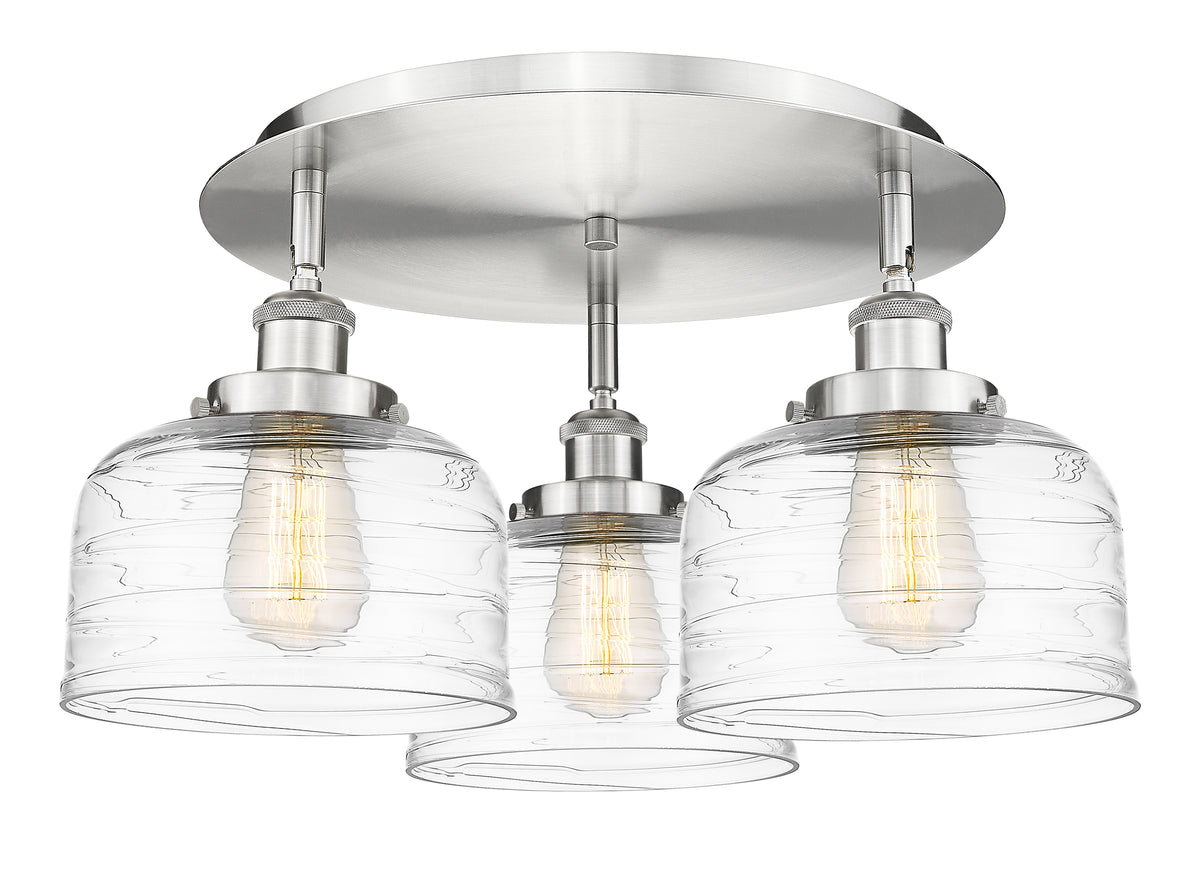 Bell 20-Inch 3-Light Semi-Flush Mount