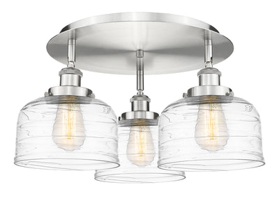 Bell 20-Inch 3-Light Semi-Flush Mount