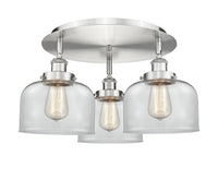 Ballston Semi-Flush Mount Satin Nickel