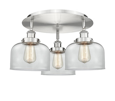 Ballston Semi-Flush Mount Satin Nickel