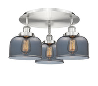 Ballston Semi-Flush Mount Satin Nickel
