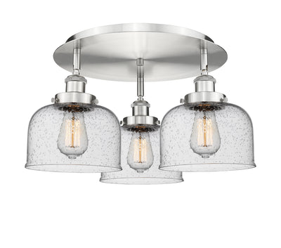 Ballston Semi-Flush Mount Satin Nickel