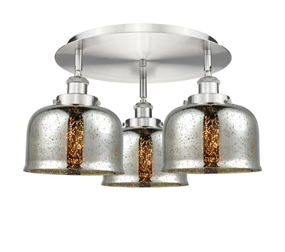Ballston Semi-Flush Mount Satin Nickel