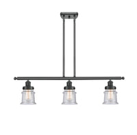 Canton 36-Inch 3-Light Stem-Hung Island Light 9-Inch High