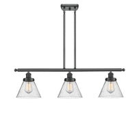 Cone 36-Inch 3-Light Stem-Hung Island Light 11-Inch High