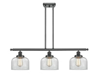 Bell 36-Inch 3-Light Stem-Hung Island Light 11-Inch High 7.75-Inch Shade Sloped-Ceiling Compatible