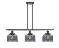 Bell 36-Inch 3-Light Stem-Hung Island Light 11-Inch High 7.75-Inch Shade Sloped-Ceiling Compatible
