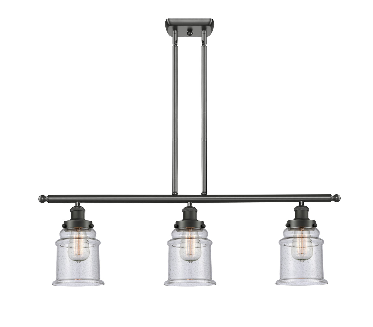 Canton 36-Inch 3-Light Stem-Hung Island Light 10.625-Inch High