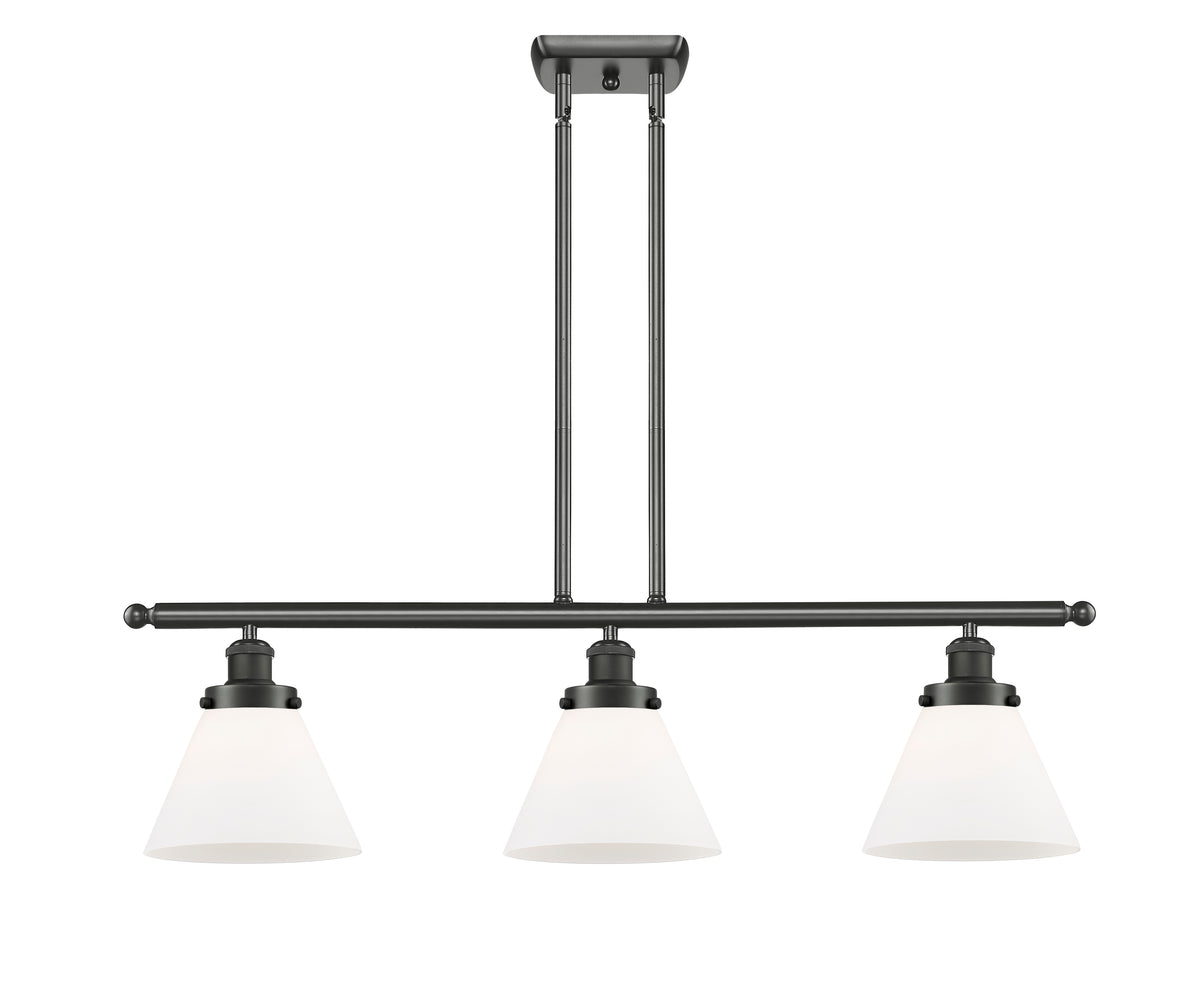 Cone 36-Inch 3-Light Stem-Hung Island Light 11-Inch High