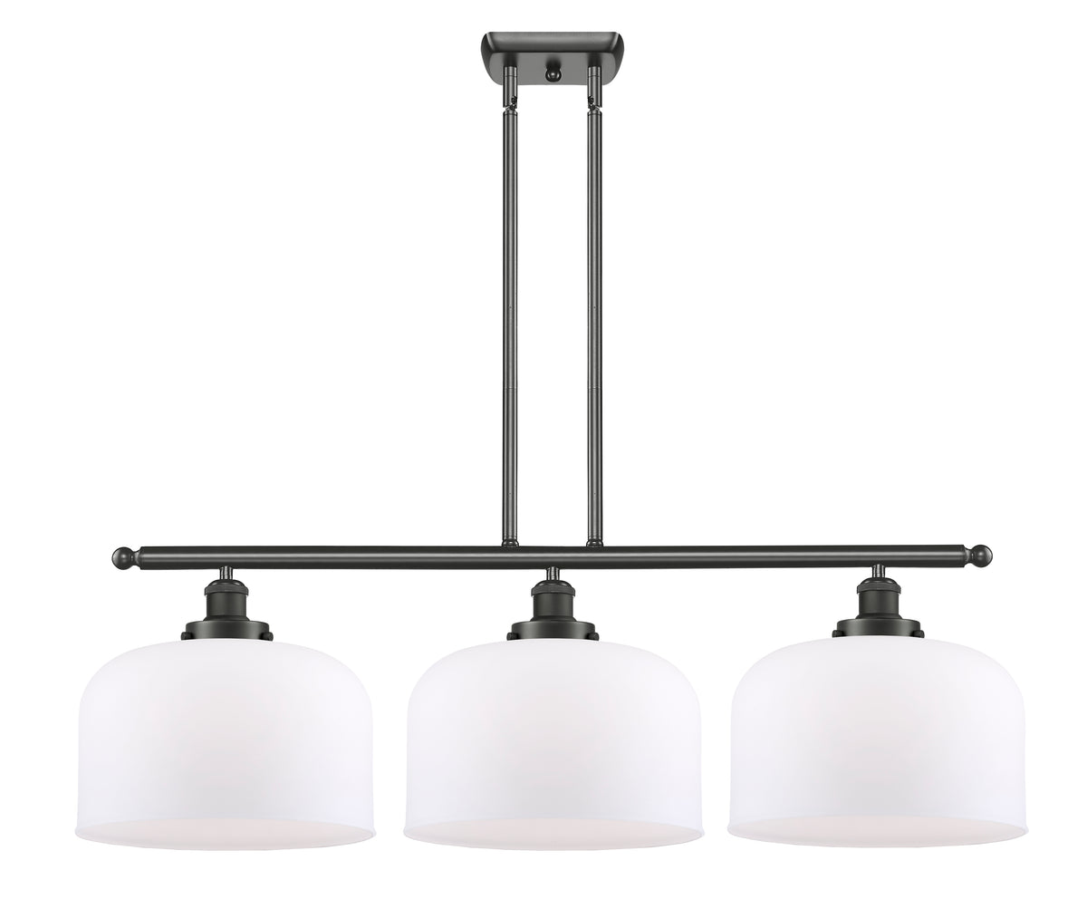 Bell 36-Inch 3-Light Stem-Hung Island Light with LED Bulbs 11-Inch High 11.5-Inch Shade