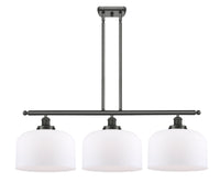 Bell 36-Inch 3-Light Stem-Hung Island Light with LED Bulbs 11-Inch High 11.5-Inch Shade