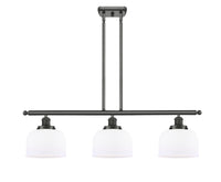 Bell 36-Inch 3-Light Stem-Hung Island Light 11-Inch High 7.75-Inch Shade Sloped-Ceiling Compatible