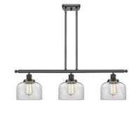 Bell 36-Inch 3-Light Stem-Hung Island Light 11-Inch High 7.75-Inch Shade Sloped-Ceiling Compatible