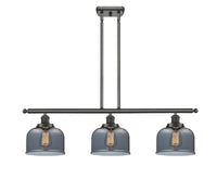 Bell 36-Inch 3-Light Stem-Hung Island Light 11-Inch High 7.75-Inch Shade Sloped-Ceiling Compatible