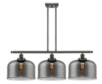 Bell 36-Inch 3-Light Stem-Hung Island Light with LED Bulbs 11-Inch High 11.5-Inch Shade