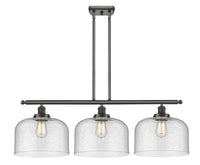 Bell 36-Inch 3-Light Stem-Hung Island Light with LED Bulbs 11-Inch High 11.5-Inch Shade