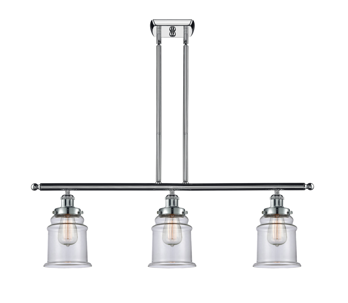 Canton 36-Inch 3-Light Stem-Hung Island Light 10.625-Inch High