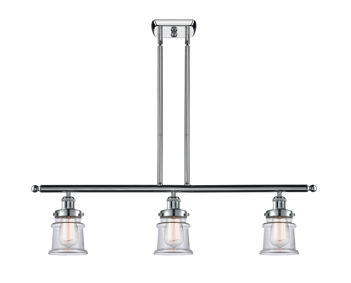 Canton 36-Inch 3-Light Stem-Hung Island Light 9-Inch High
