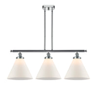 Cone 36-Inch 3-Light Stem-Hung Island Light with LED Bulbs 13.25-Inch High
