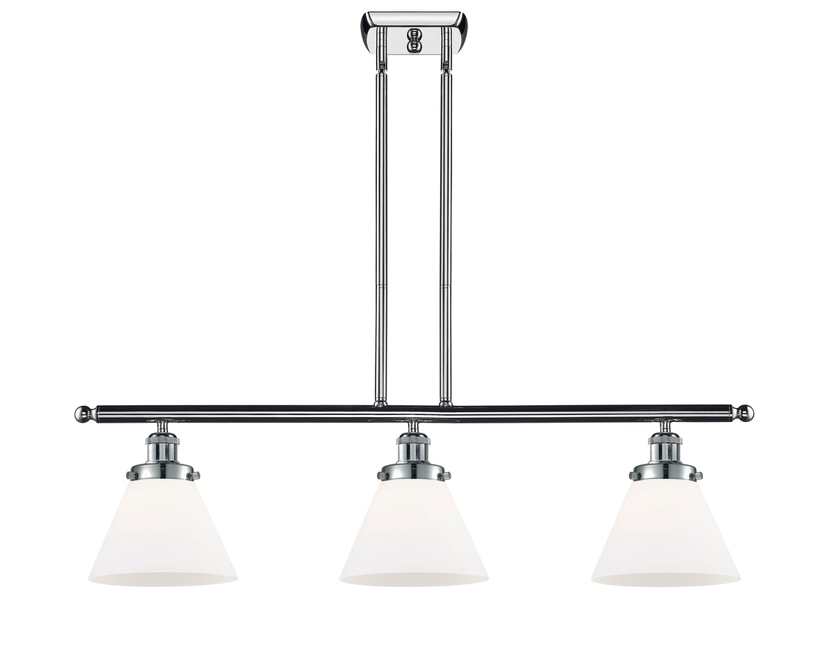 Cone 36-Inch 3-Light Stem-Hung Island Light 11-Inch High