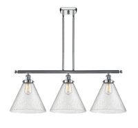 Cone 36-Inch 3-Light Stem-Hung Island Light with LED Bulbs 13.25-Inch High