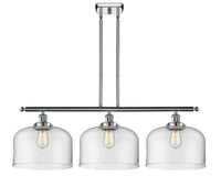 Bell 36-Inch 3-Light Stem-Hung Island Light with LED Bulbs 11-Inch High 11.5-Inch Shade
