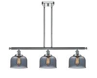 Bell 36-Inch 3-Light Stem-Hung Island Light 11-Inch High 7.75-Inch Shade Sloped-Ceiling Compatible