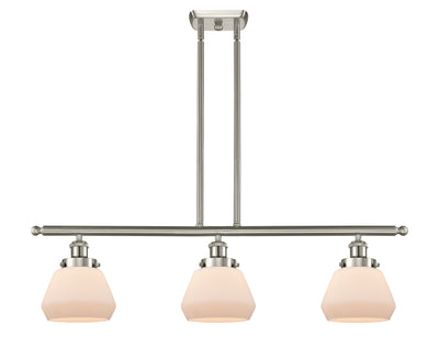 Ballston Urban Island Light Cast Steel Brass